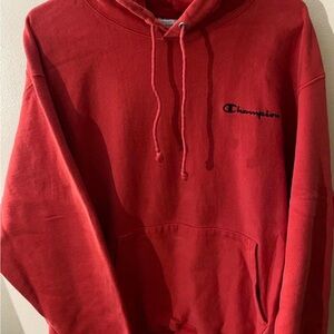 Champion Men's Hoodie in Red